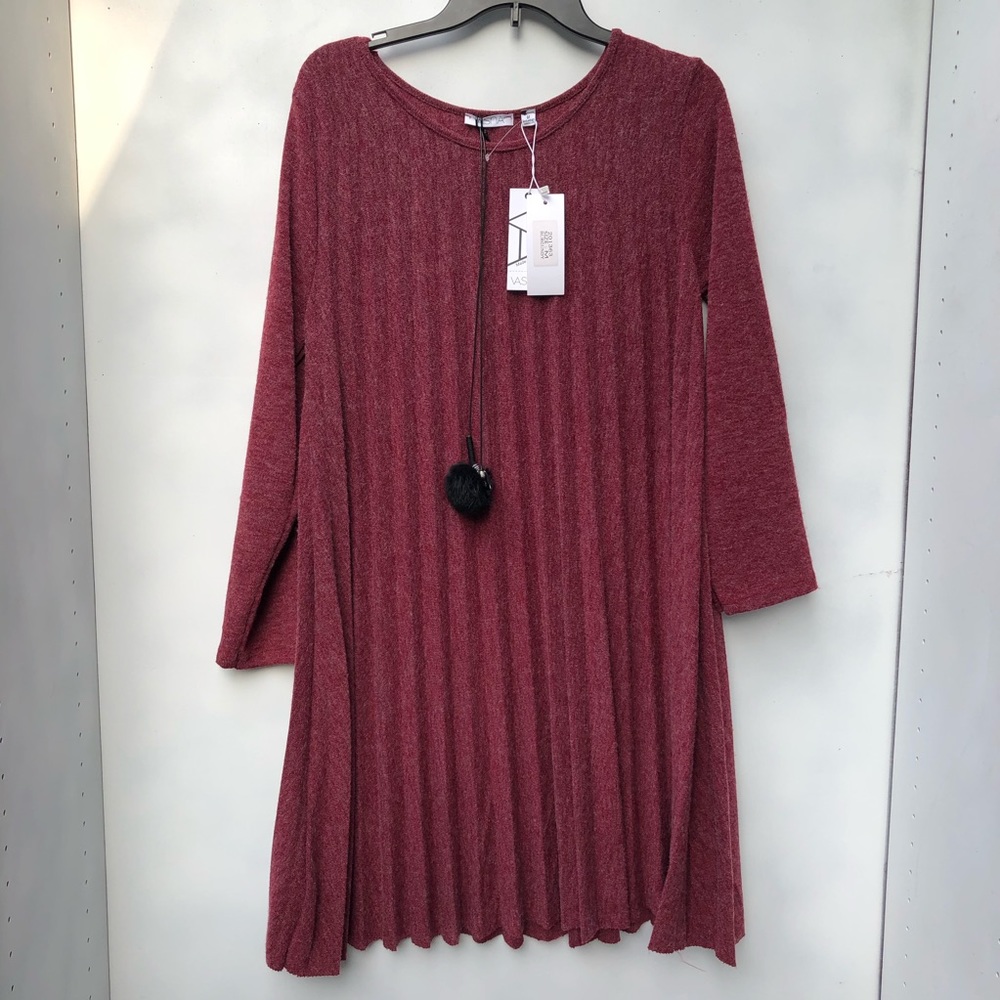 Vasna‎ Burgundy Dress Size M - Picture 11 of 11